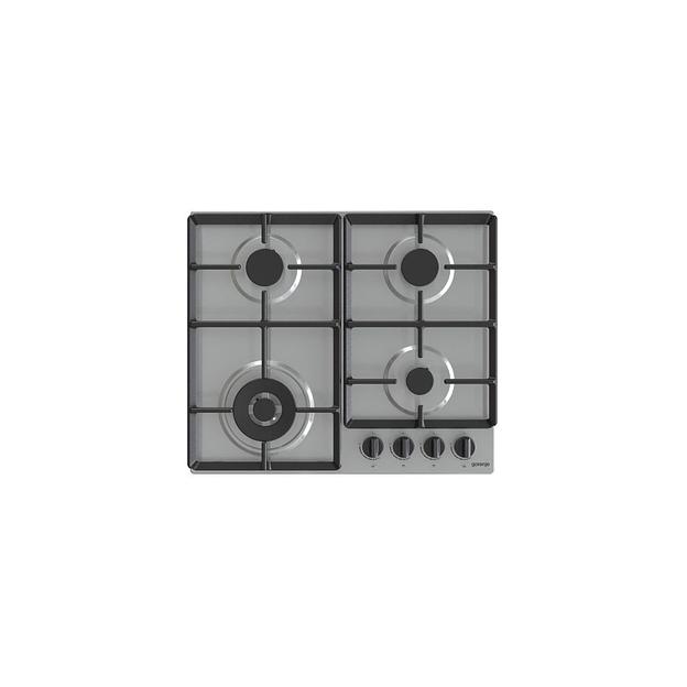 Газовая варочная панель Gorenje GW641EBX, 4 конфорки, нержавеющая сталь, серебристый фото 1