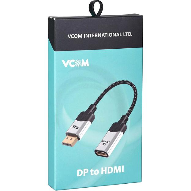 Кабель DISPLAY PORT TO HDMI 4K 0.15 M CG621M-0.15 VCOM фото 8