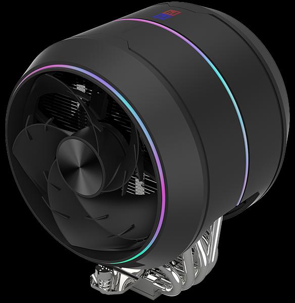 Кулер для процессора ZALMAN ZET5 BLACK, 5 HEAT PIPES, 4-PIN PWM, 600-2000 RPM, 30.4 DBA MAX, HYDRO BEARING, FULL SOCKET SUPPORT фото 2