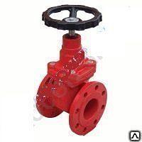 Задвижка чугунная 30вч39р SEAGULL (EPDM) красная для труб фото 1