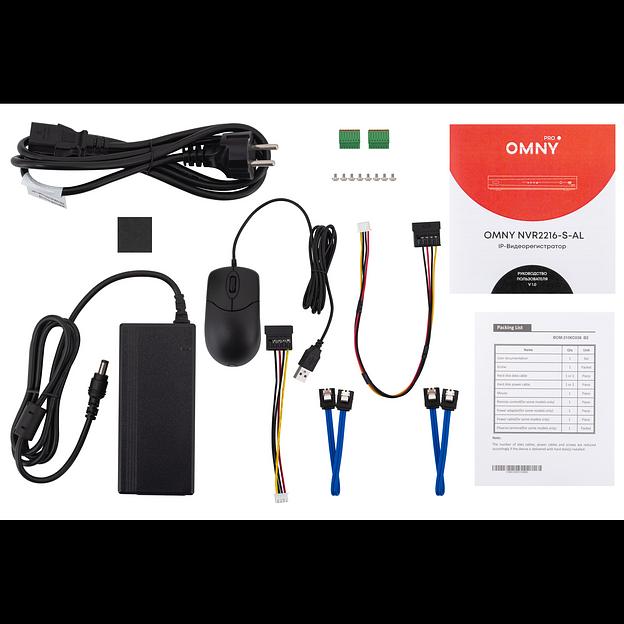 Видеорегистратор сетевой 16-канальный OMNY PRO NVR2216-S-AL фото 5