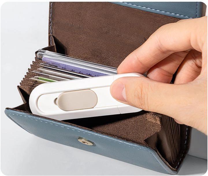 Нож канцелярский Deli ENS065-WH ENS065 шир.лез.12мм пластик белый фото 2