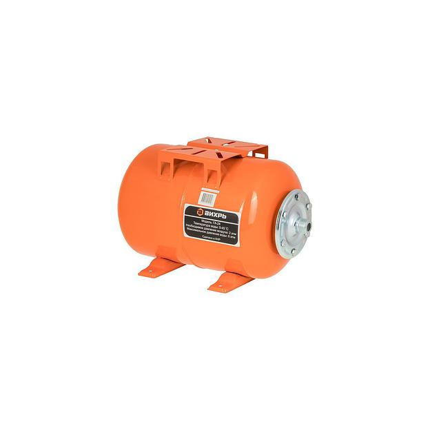 Гидроаккумулятор Вихрь ГА-24 24л 6бар оранжевый (68/6/1) фото 1