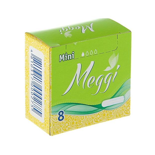 Meggi женские гигиенические тампоны mini 8шт фото 1