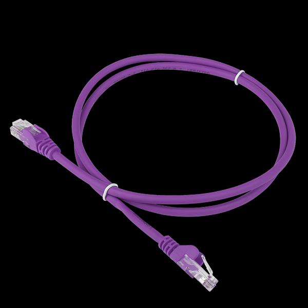 Патч-корд LANMASTER LSZH UTP кат.6, 0.5 м, фиолетовый фото 1