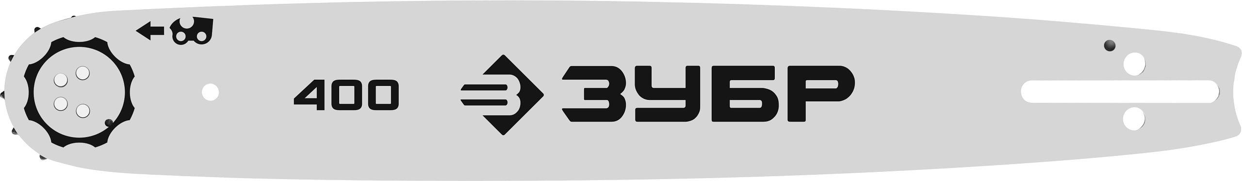 ЗУБР тип 5, шаг 0.325″, паз 1.5 мм, 40 см, шина для бензопил (70205-40) фото 3