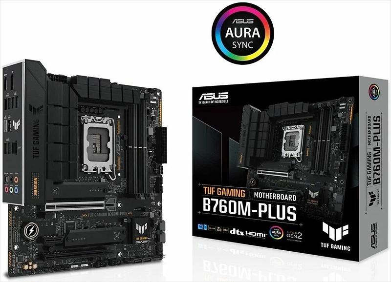 Материнская плата ASUS TUF GAMING B760M-PLUS, LGA1700, B760, 4*DDR5, HDMI+DP, 4xSATA3 + RAID, M2, Audio, Gb LAN, USB 3.2, USB 2.0, mATX;90MB1ES0-M0EAY0 (TUF GAMING B760M-PLUS) фото 3