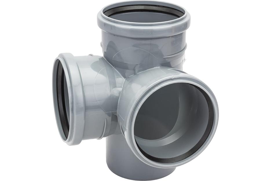 Крестовина двухплоскостная 87.5 град. 110x110x110 фото 3