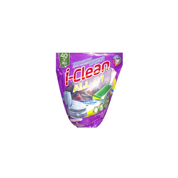 Ромакс i-clean таблетки для посудомоечных машин all in 1 40шт фото 1