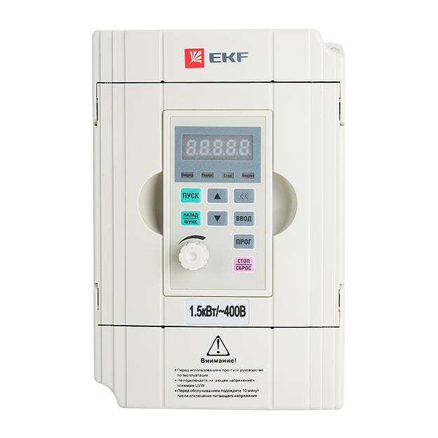 EKF VT100-1R5-3B Преобразователь частоты 1,5/2,2кВт 3х400В VECTOR-100 EKF PROxima фото 2