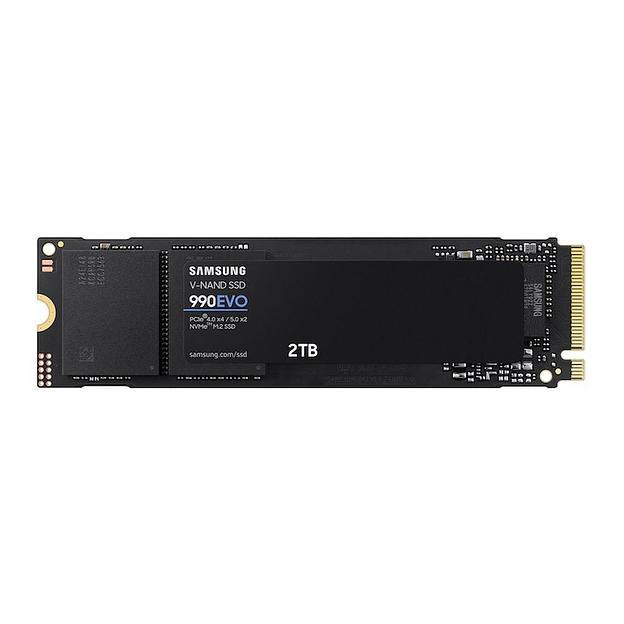 Твердотельный накопитель SSD Samsung M.2 2280 2TB 990 EVO NVMe 2.0, PCIe 4.0 x4, V-NAND
TLC, R/W 5000/4200MB/s, IOPs 700 000/800 000, TBW 1200,
DWPD 0.33 фото 1