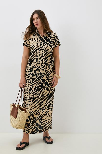 Платье Salma/песочный принт фото 1