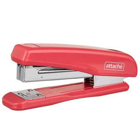 Степлер №24/6, 26/6 до 25л., розовый, Attache 8215 фото 1