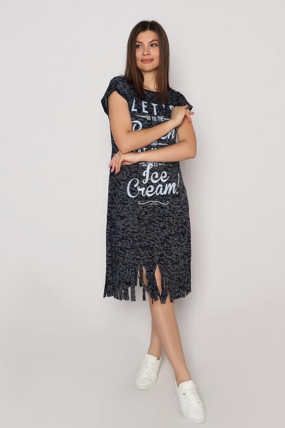 Платье «Ice Cream», серый, опт фото 3
