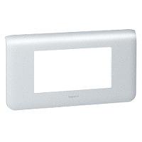 Рамка 4модуля Горизонтальная Аллюминий фото 1