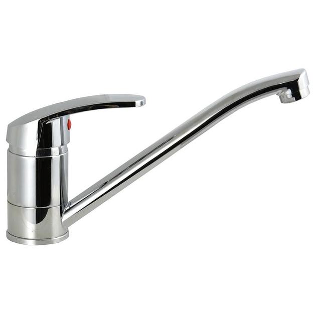 Латунный смеситель для мойки одноручный Istok life с поворотным изливом фото 1