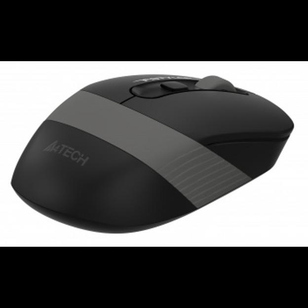 Мышь A4Tech Fstyler FG10S черный/серый оптическая (2000dpi) silent беспроводная USB для ноутбука (4b фото 4