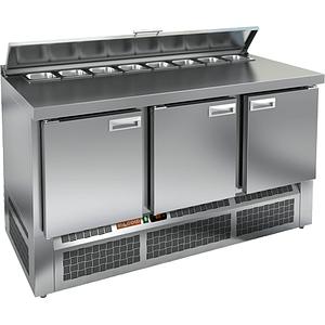 Стол для салатов Hicold Sle2-111Sn (1/6) с крышк. фото 1