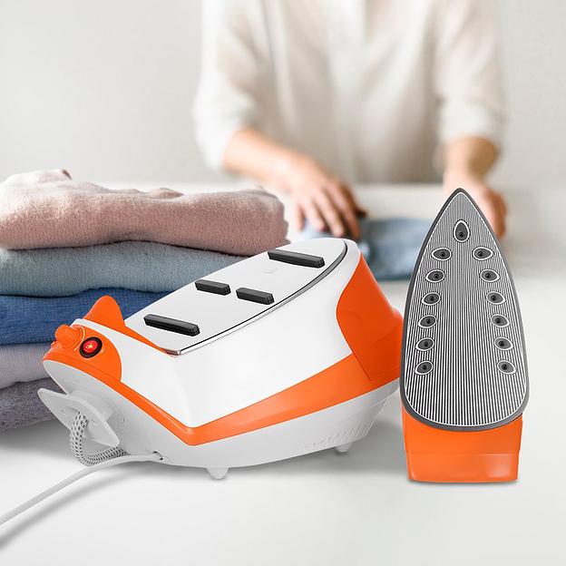 Парогенератор Kitfort КТ-9135-2 2000Вт оранжевый/белый фото 2