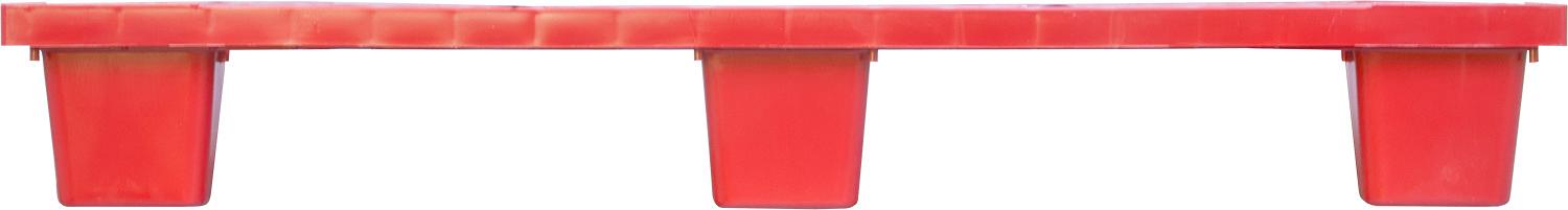 Паллет 1200х800х160 мм (перфорированный на 9 ножках вкладываемый) красный фото 3