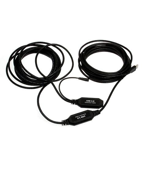 VCOM CU827-10M Кабель-адаптер USB3.0-repeater, удлинительный активный Af> 10м [6937510855117] фото 4