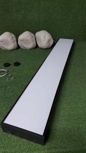 Светильник светодиодный led потолочный FAN 1200 мм черный ОПТ фото 2