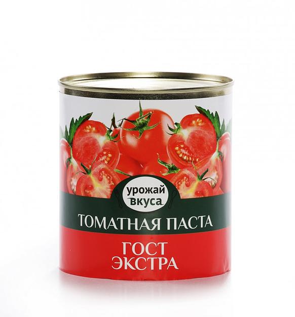 Томатная паста ГОСТ Экстра 0,38 кг ОПТ фото 1
