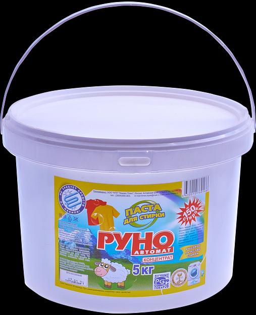 Паста моющая синтетическая «Руно» автомат 5 кг опт фото 1