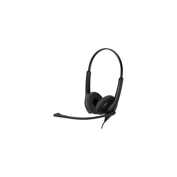 Гарнитура Jabra BIZ 1500 Duo QD, для контактных центров, накладные, проводные, черный [1519-0154] фото 1