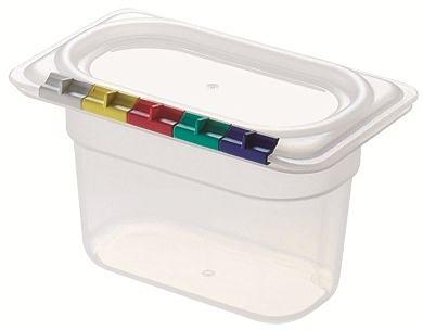 Гастроемкость 1/9 h=100 мм. 0,9 л. п/п прозрачная /1/18/ фото 1