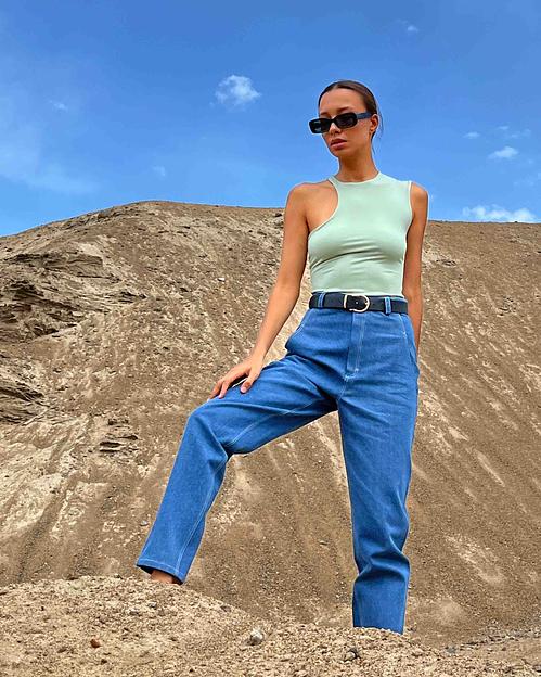 Женские базовые джинсы опт фото 7