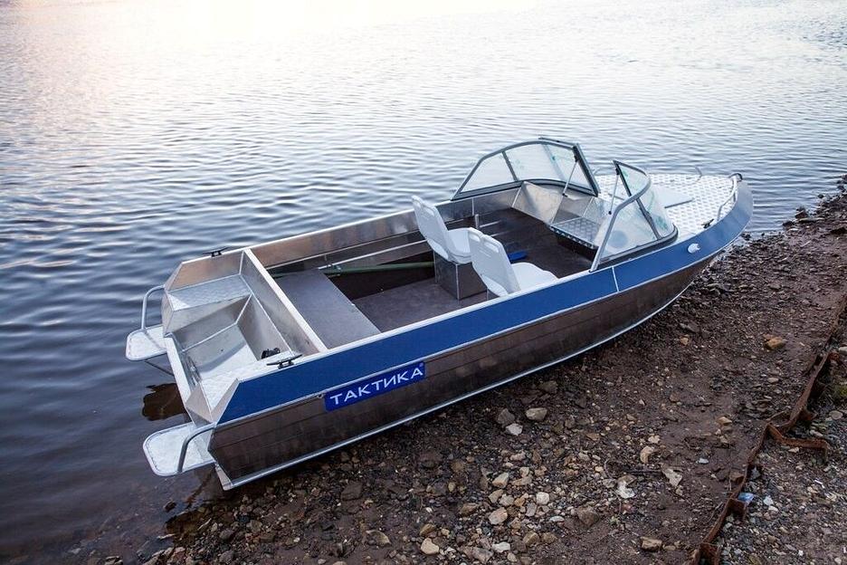 Алюминиевый катер Тактика 490, 505*180*77 см фото 6