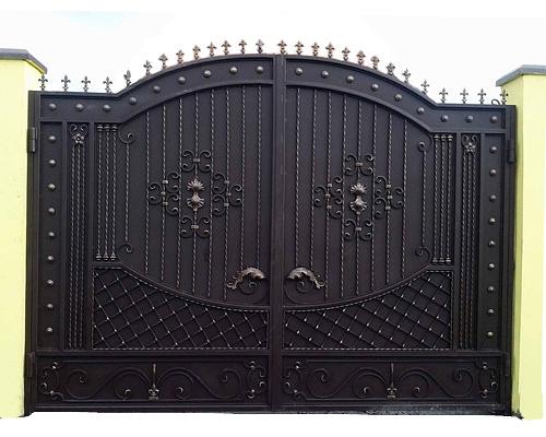Ворота распашные ковка фото 1