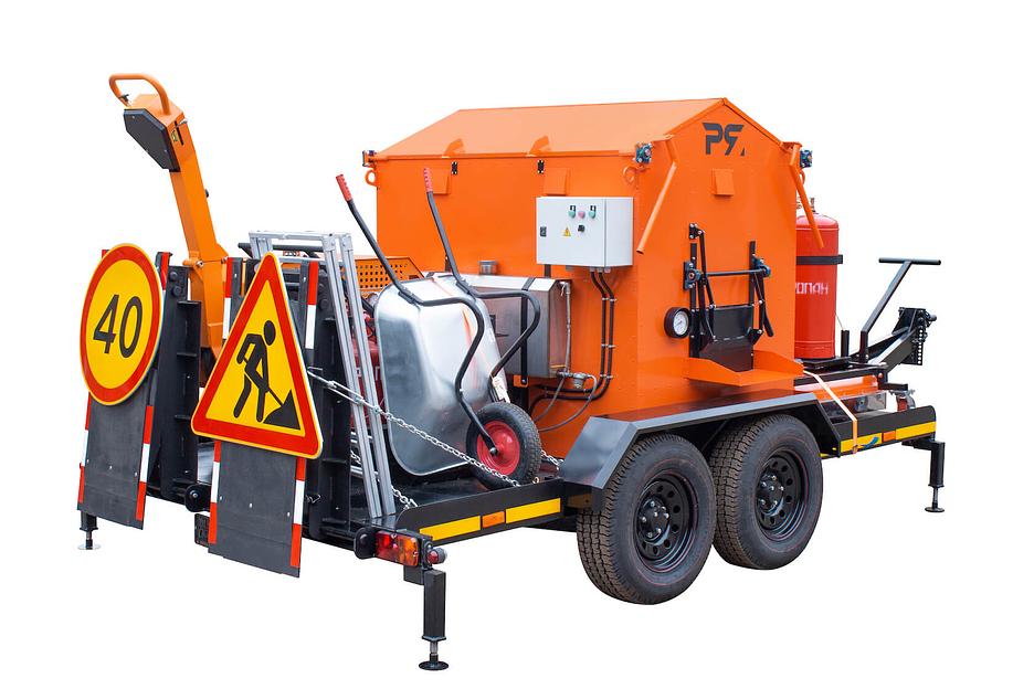 Машина для ремонта асфальта ST 2000 с термос-бункером фото 3