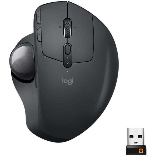 Мышь Logitech Trackball MX Ergo графитовый оптическая (12000dpi) беспроводная BT/Radio USB (8but) фото 1