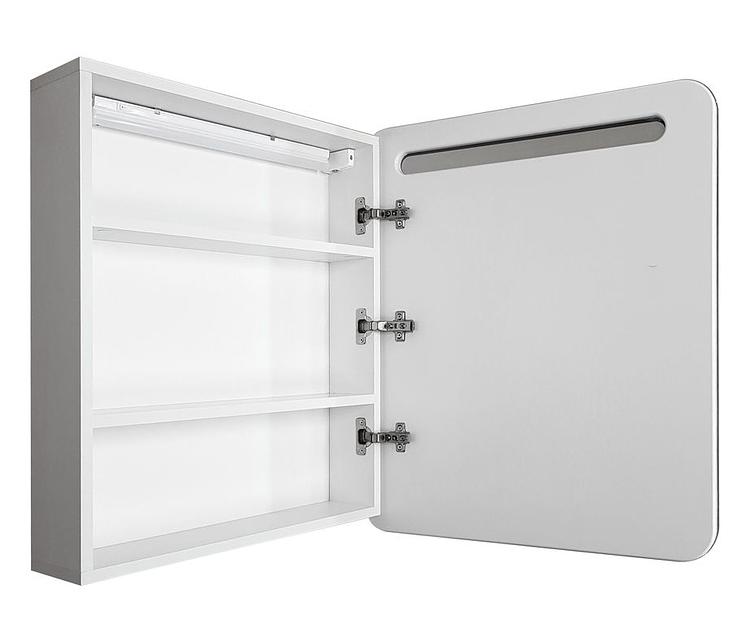 Зеркало-шкаф Аква 60 DORATIZ 2711.063, правый, белый с подсветкой фото 1