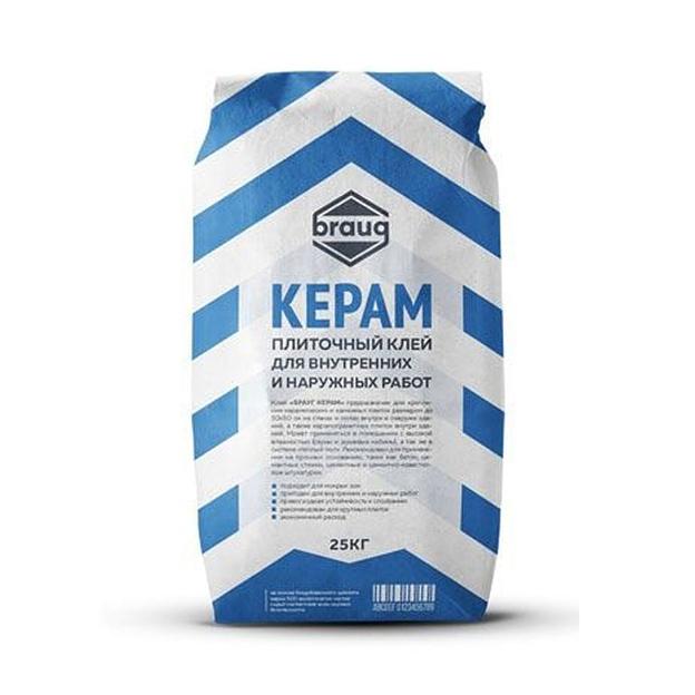 Клей плиточный Braug Керам 25кг фото 1