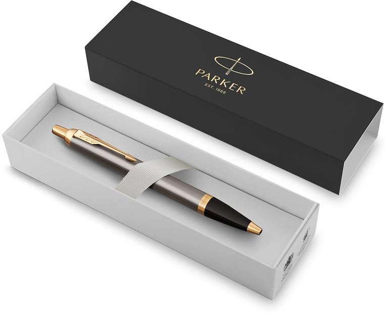 Ручка шариков. Parker IM Premium Grey Core GT (2214613) M син. черн. подар.кор. фото 4
