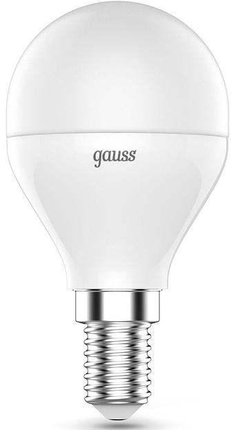 Лампа светодиодная Gauss 105101406 6Вт цок.:E14 шар 220B св.свеч.RGB (упак.:1шт) фото 2