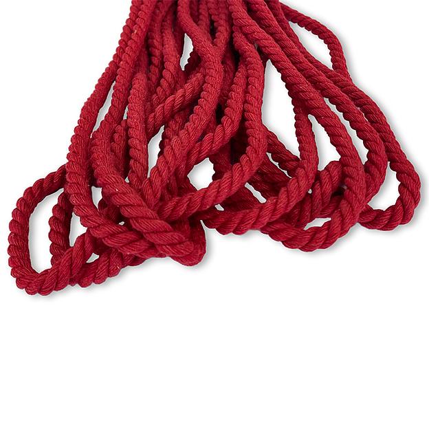 Канат хлопковый красный, 6 мм фото 7