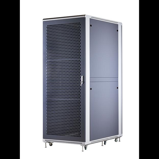 Шкаф телекоммуникационный напольный 47U 800x1000мм, серия TFC (SNR-TFC-478010-CPDP-G-SF) фото 1