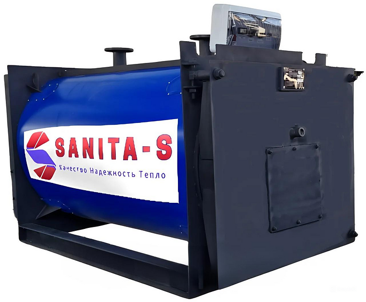 ТАН ВВ 500 Котел стальной водогрейный с реверсивной топкой (двухходовой) ОПТ фото 1