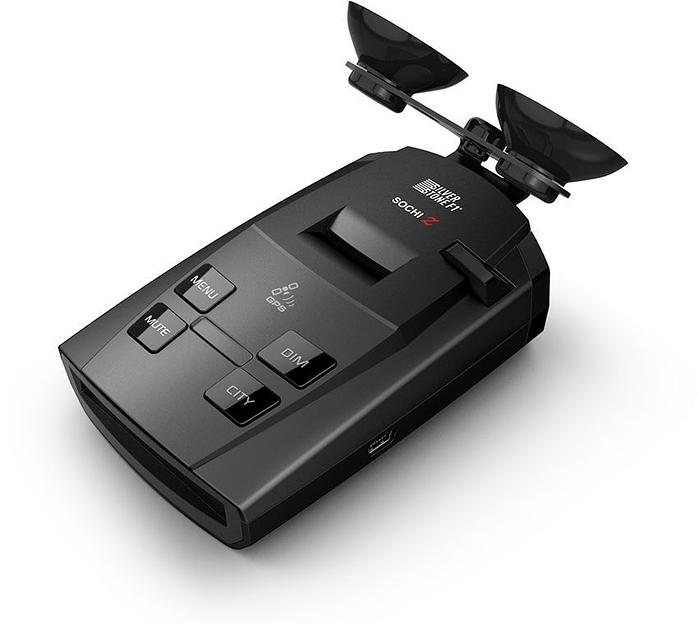 Радар-детектор Silverstone F1 SOCHI-Z GPS приемник черный фото 3