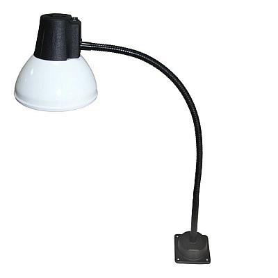 Светильник Алькор НКП 03-60-026-02 на флексе 410 мм, 60Вт, без лампы, ЛОН, Е27, белый, Трансвит фото 1