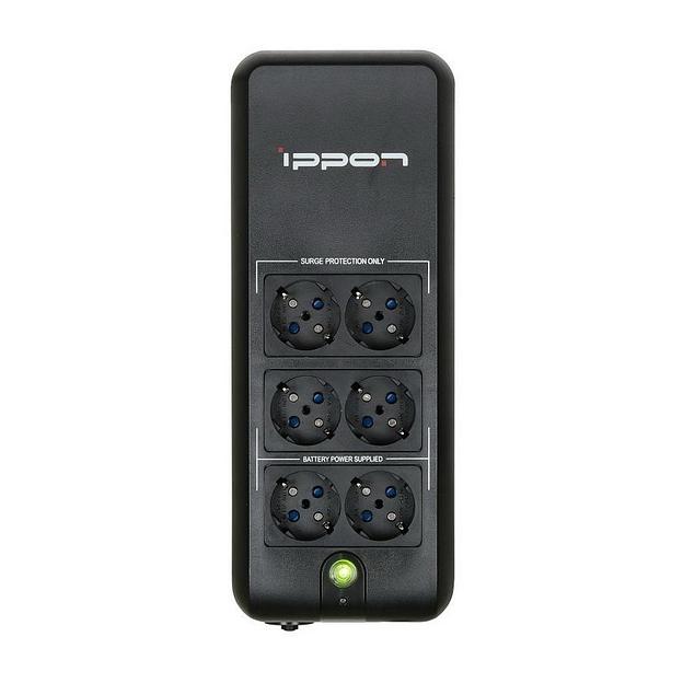 Источник бесперебойного питания Ippon Back Verso 400 200Вт 400ВА черный фото 3