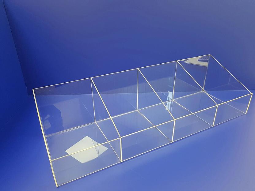 Диспенсер для витрины магазина.4 секций х200мм. фото 3