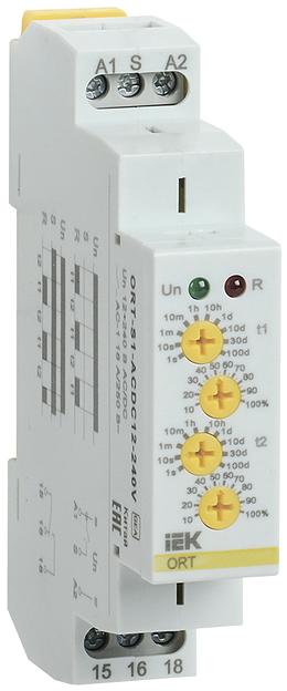 Реле циклическое ORT 1 конт. 12-240В AC/DC ИЭК ORT-S1-ACDC12-240V фото 1