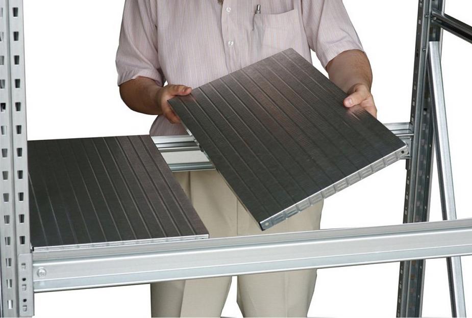 Стеллаж РП50 2100×1200×800 3 яруса с настилом фото 2