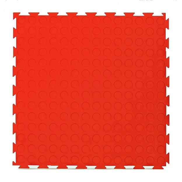 Sensor Yoga – спортивное эластичное покрытие, Цвет Красный RAL 3020, Толщина модуля 7 мм. фото 1