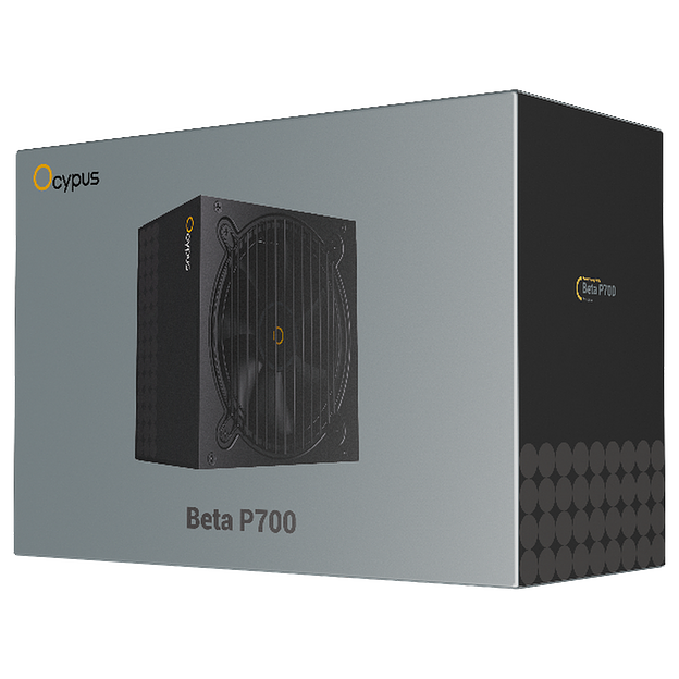 Блок питания 700W Ocypus Beta P700 BK (ATX, APFC, 20+4 pin, 120mm fan, PCI-E 6+2Px2, 3xSATA) (Beta-P700-N1HDBK024X-EU) фото 6